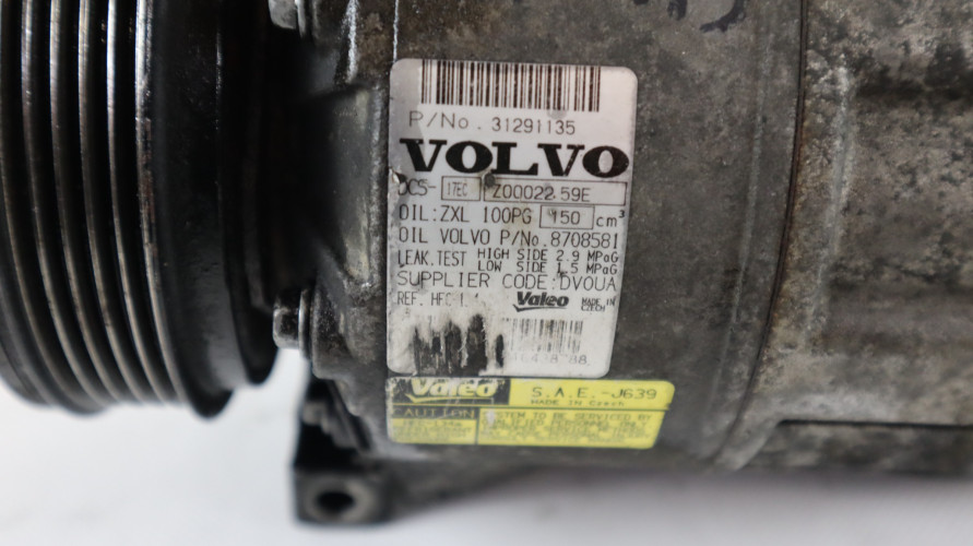 VOLVO V70 III 2.4 D5 SPRĘŻARKA KLIMATYZACJI 31291135