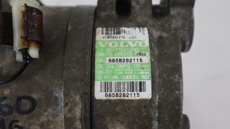 VOLVO S60 I 2.4 D5 SPRĘŻARKA KLIMATYZACJI 30780326