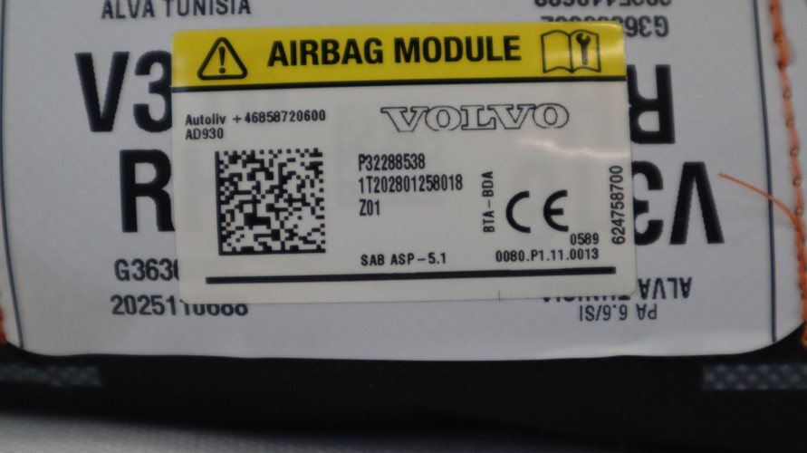 VOLVO XC40 AIRBAG PODUSZKA FOTELA PRAWA 32288538
