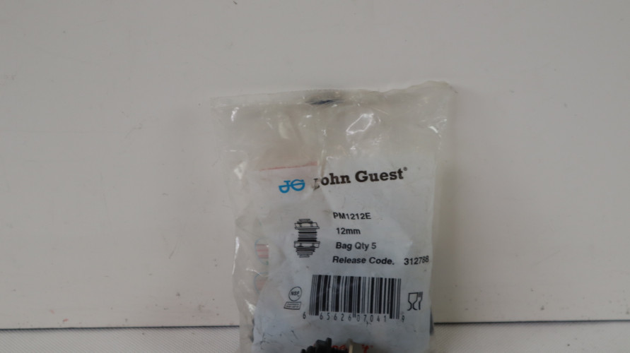 John Guest 5 SZT ZŁĄCZKA PROSTA WODY ø 12MM PM1212E