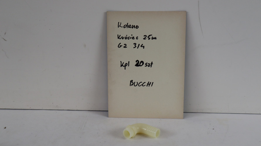 Bucchi 20 SZT KOLANKO KRÓCIEC WODY  ø 25MM G2 3/4