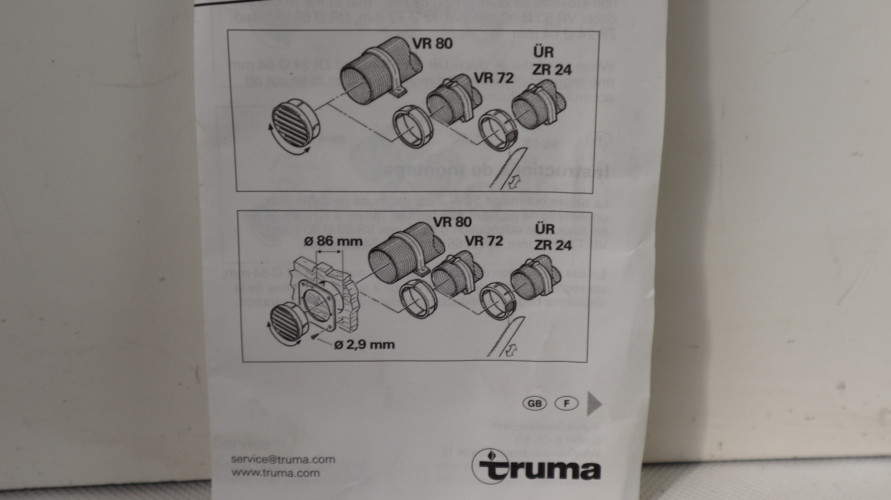 Truma DYSZA KRATKA WYLOTU OGRZEWANIA SCW2