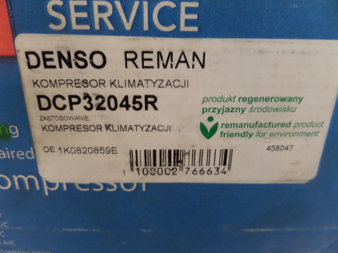 VW SPRĘŻARKA KLIMATYZACJI DENSO DCP32045R
