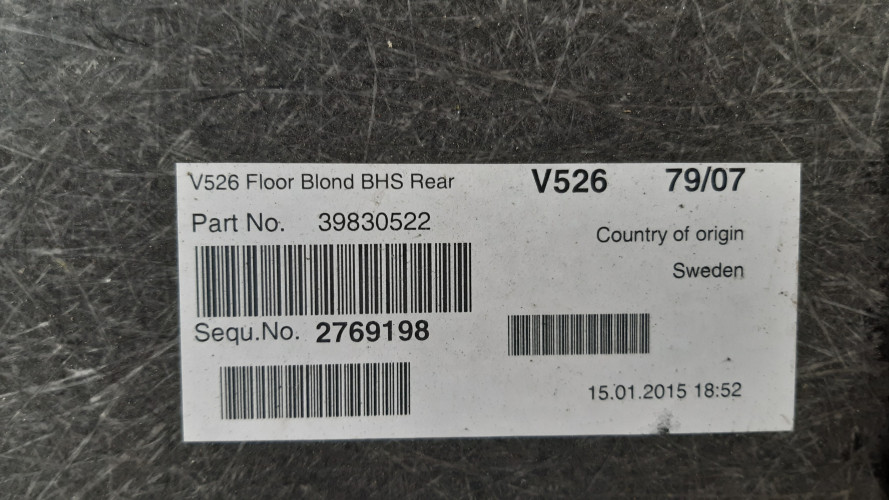 VOLVO XC90 II PODŁOGA BAGAŻNIKA 39830522