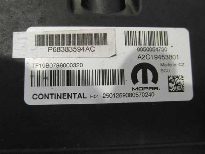 JEEP COMPASS II 17- MODUŁ  ECU TPMS P68383594AC