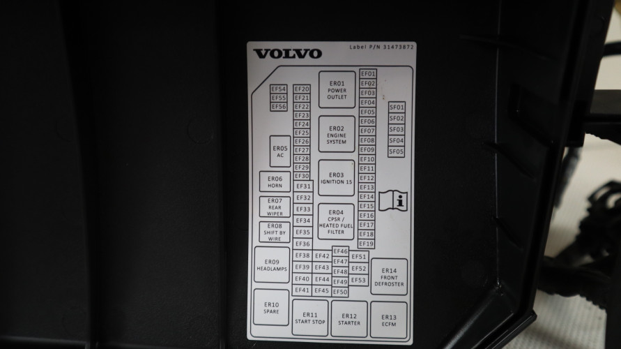 VOLVO XC40 1.5 T2 WIĄZKA INSTALACJA KOMORY SILNIKA 31473880