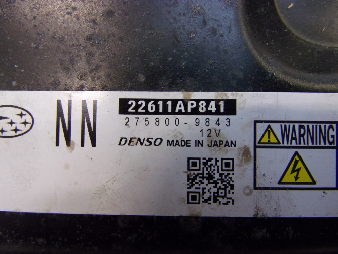 SUBARU OUTBACK IV 2.0 09- KOMPUTER SILNIKA BSI STACYJKA 88215AJ000 82201AJ000 275800-9843