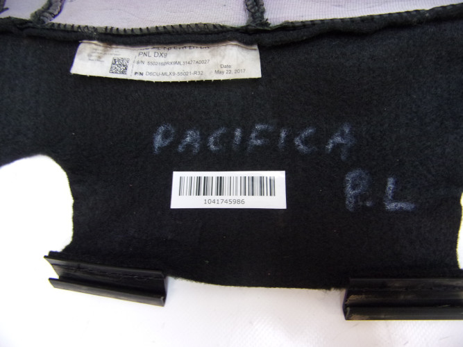 CHRYSLER PACIFICA 16- TAPICERKA OPARCIA FOTEL LEWY PRZÓD