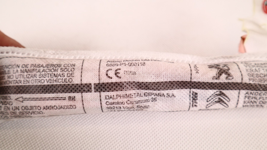 COMBO E BERLINGO IV RIFTER PROACE CITY DOBLO III KURTYNA AIRBAG PRAWY 0589-P1-000118