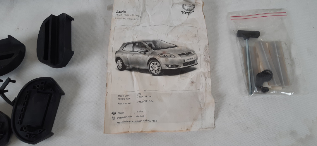 TOYOTA AURIS I 5 DRZWI BAGAŻNIK DACHOWY PZ403-E2612-GA
