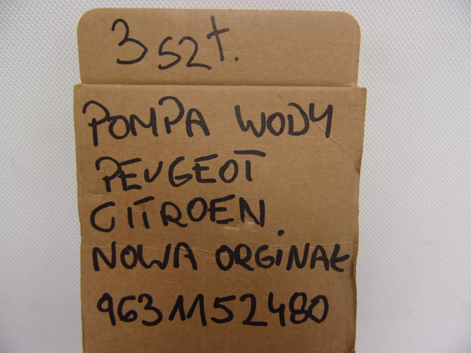 CITROEN BERLINGO I II 96-08 POMPA WODY 9631152480