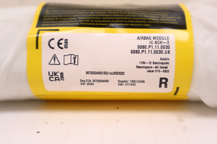 MASERATI GRECALE KURTYNA AIRBAG PRAWY '06702934890