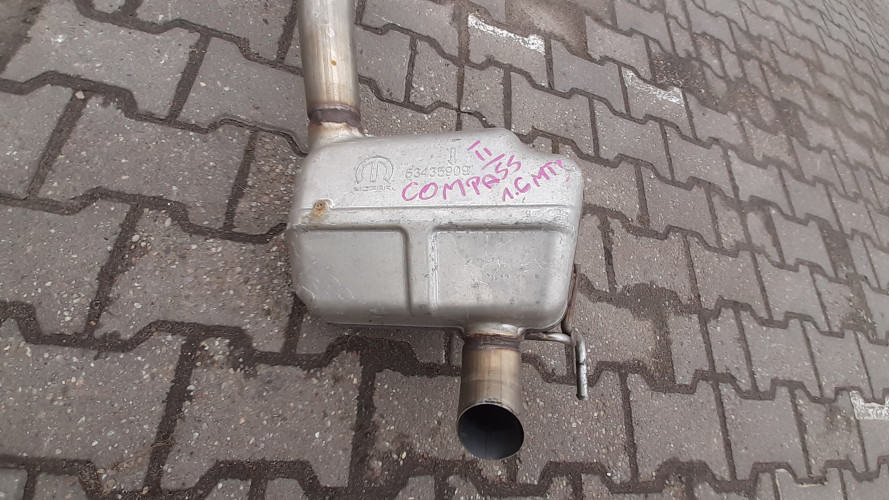 JEEP COMPASS II 1.6 MTJ 17- TŁUMIK WYDECH RURA