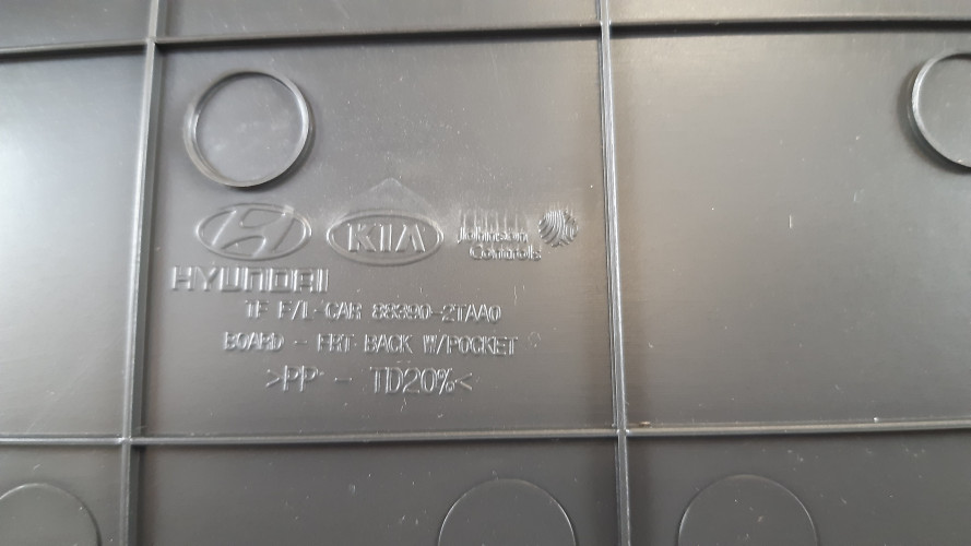KIA OPTIMA III TYLNA OSŁONA FOTELA PRZÓD 88390-2TAA0