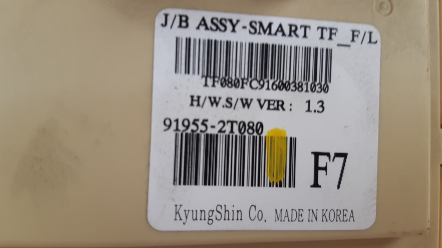 KIA OPTIMA III 1.7 CRDI SKRZYNKA BEZPIECZNIKÓW 91955-2T080