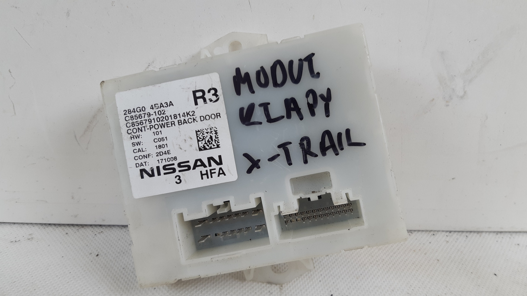 NISSAN X-TRIAL MODUŁ KLAPY BAGAŻNIKA 284G04BA3A