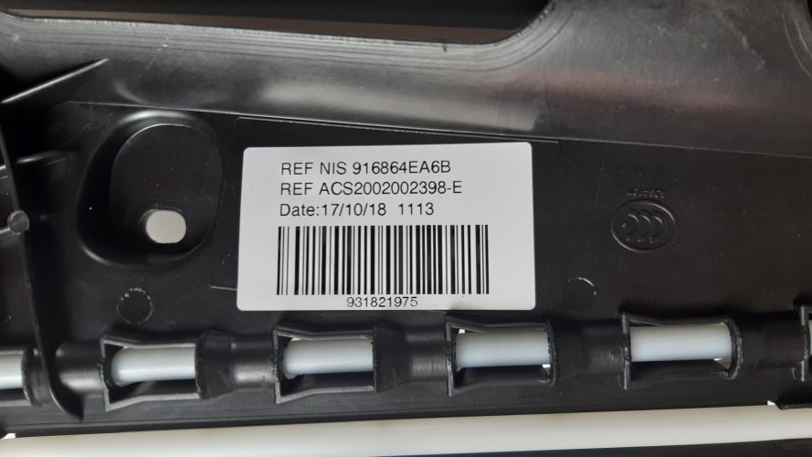 NISSAN QASHQAI J11 ROLETA ŻALUZJA SZYBERDACHU 916864EA6B,