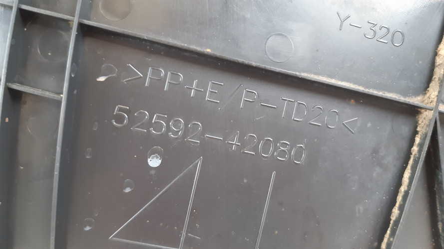TOYOTA RAV4 IV OSŁONA PODWOZIA LEWA TYŁ 52592-42080