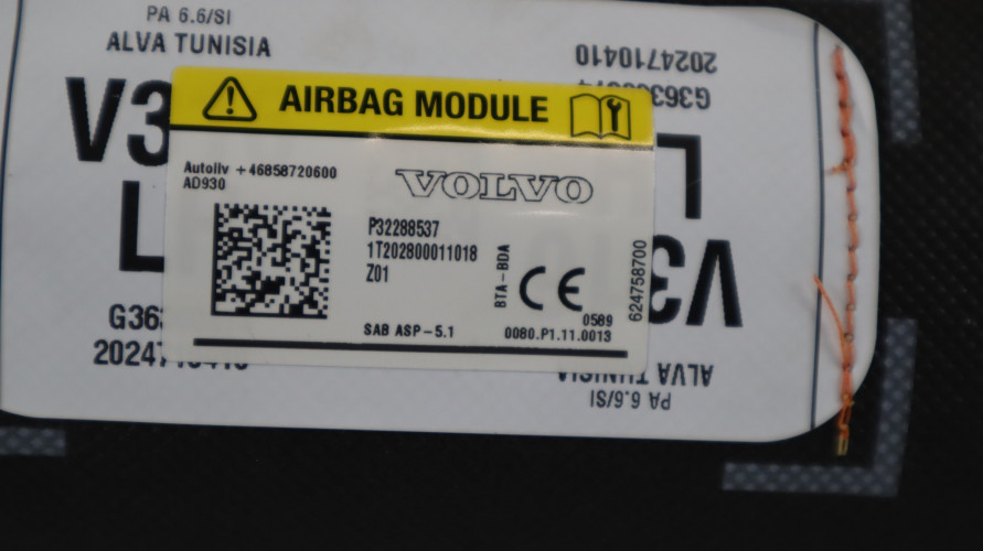 VOLVO XC40 AIRBAG PODUSZKA FOTELA LEWA 32288537