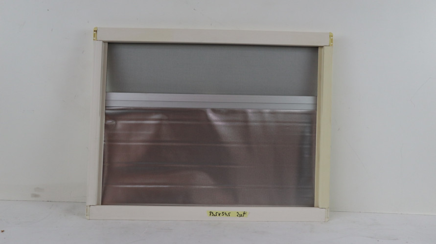 KAMPER PRZYCZEPA KEMPINGOWA MOSKITIERA ROLETA OKNA 73,5 CM X 54,5 CM