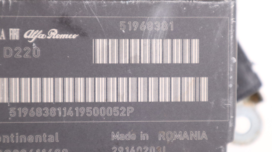 FIAT 500L MODUŁ AIRBAG 51968381