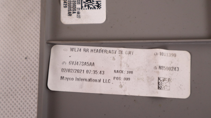 JEEP GRAND CHEROKEE WL OSŁONA PODSUFITKI 6VJ47SA5AA