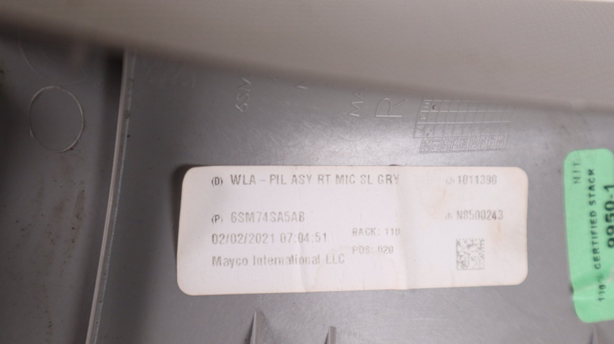 JEEP GRAND CHEROKEE WL OSŁONA SŁUPKA A PRAWA PRZÓD 6SM74SA5AB