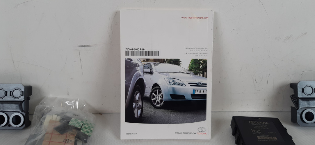 TOYOTA AURIS I WIĄZKA INSTALCJA PDC ZDERZAKA PRZÓD I TYŁ PZ464-X0426-AB