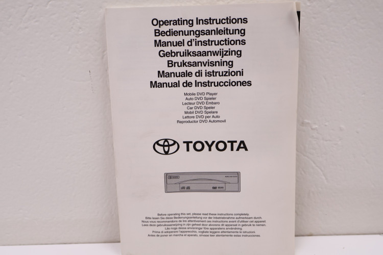 TOYOTA LEXUS ODTWARZACZ DVD 08601-00916