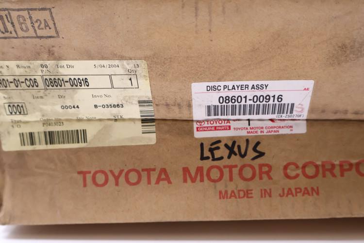 TOYOTA LEXUS ODTWARZACZ DVD 08601-00916