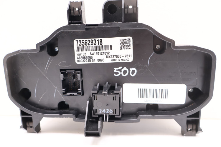 FIAT 500 PANEL KLIMATYZACJI 735629318
