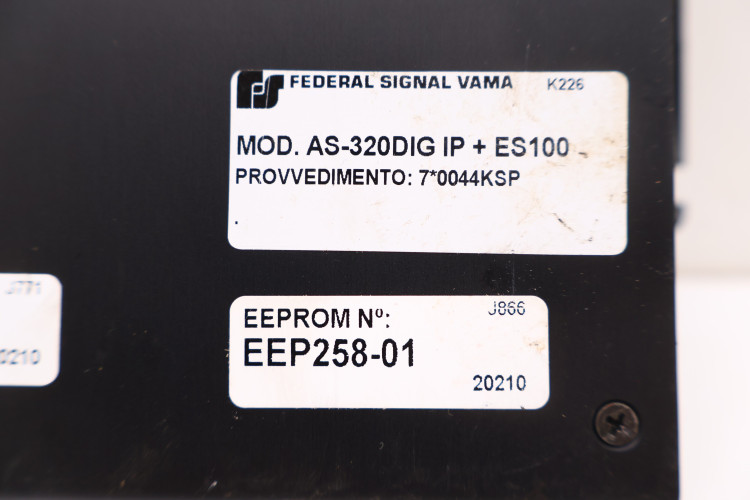 Federal Signal Vama SYRENA FEDERAL SIGNAL AS-320/A DIG-CB