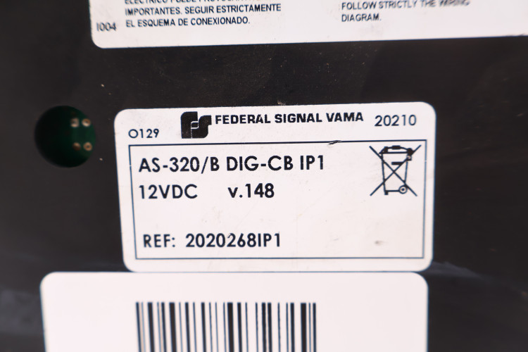 Federal Signal Vama SYRENA FEDERAL SIGNAL AS-320/A DIG-CB
