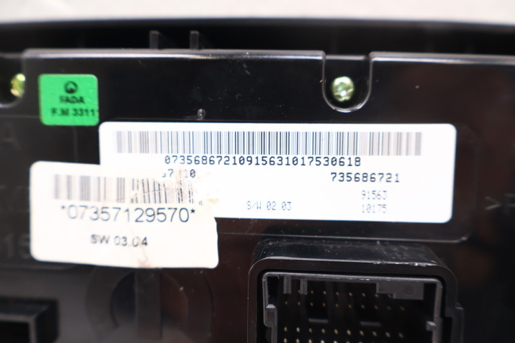 FIAT 500X PANEL KLIMATYZACJI 735686721