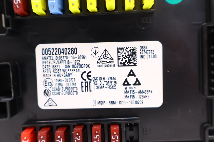 FIAT 500X MODUŁ BSI 522040280
