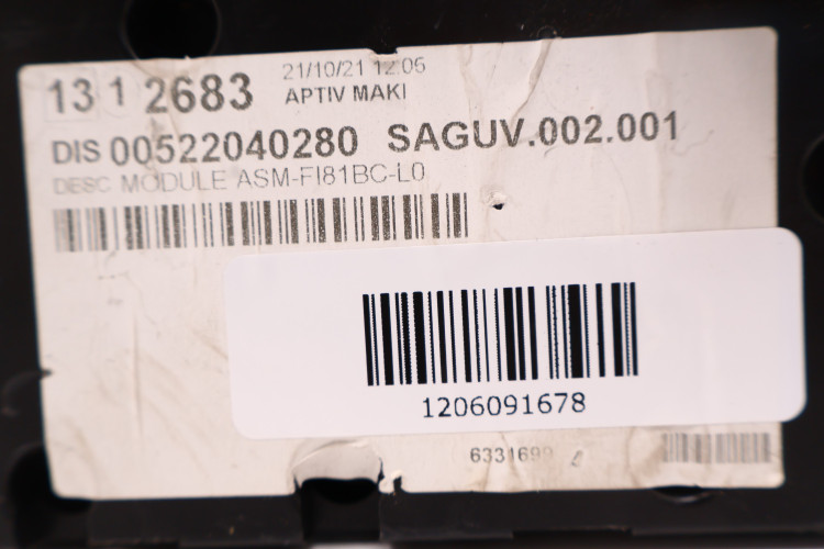 FIAT 500X MODUŁ BSI 522040280