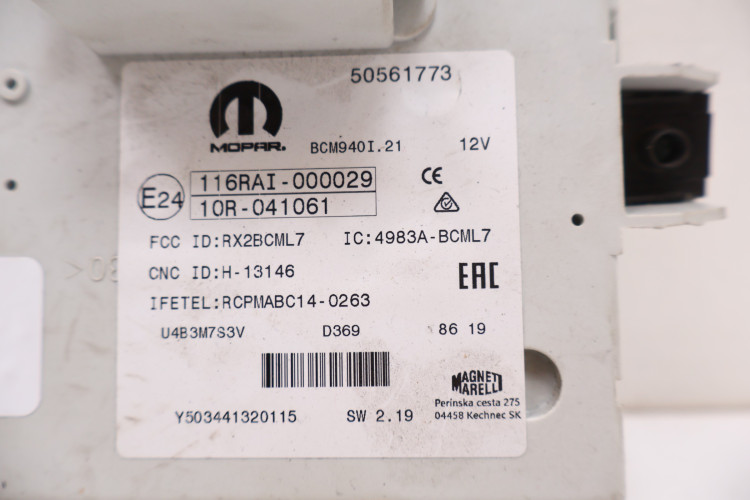 ALFA ROMEO GIULIETTA MODUŁ BSI 50561773