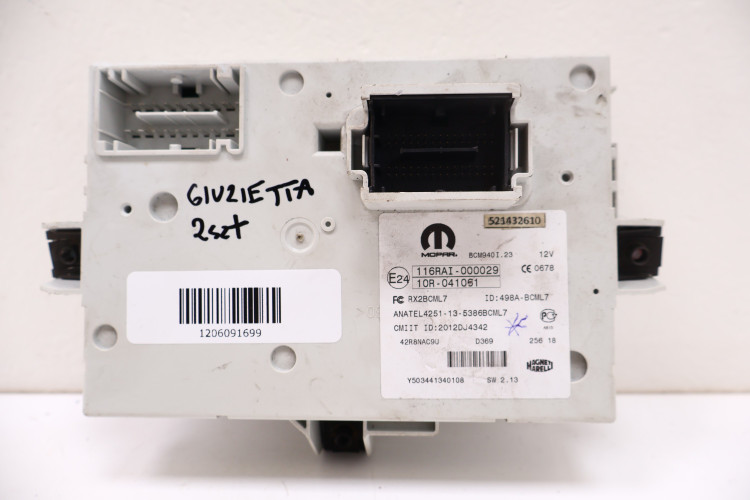ALFA ROMEO GIULIETTA MODUŁ BSI 521432610