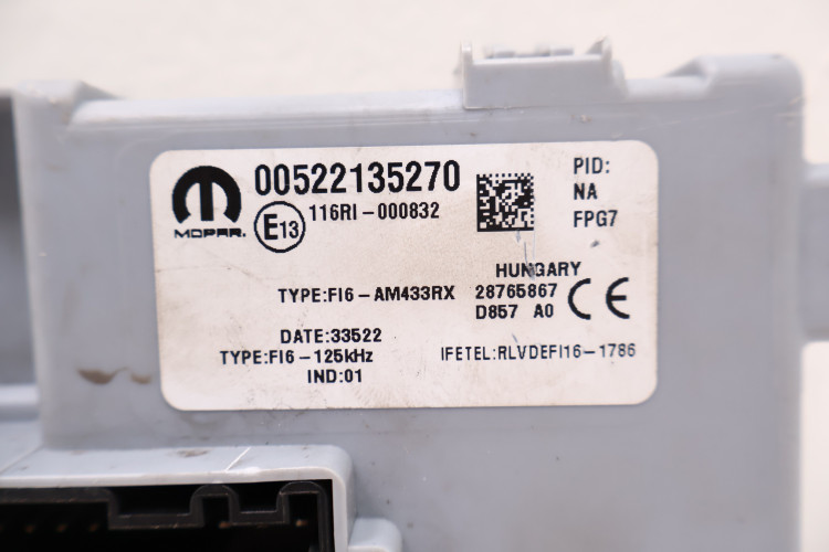 LANCIA YPSILON III MODUŁ BSI 522135270