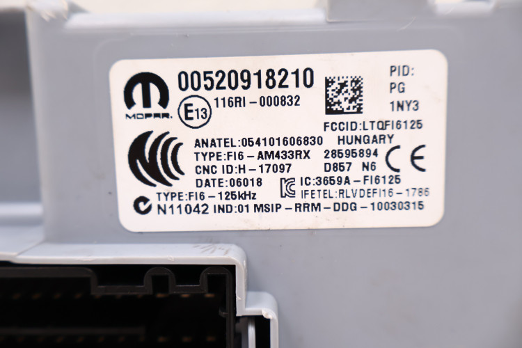 FIAT 500 MODUŁ BSI '00520918210
