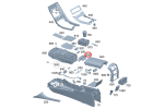MERCEDES-BENZ CLE A236 DEKOR LISTWA ZAMEK PODŁOKIETNIKA A2066803201