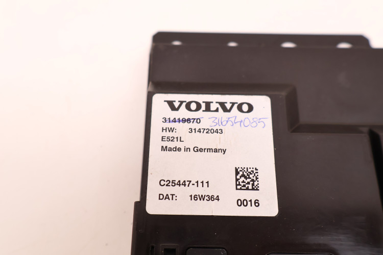 VOLVO XC90 II MODUŁ STEROWNIK KLAPY BAGAŻNIKA 31654085