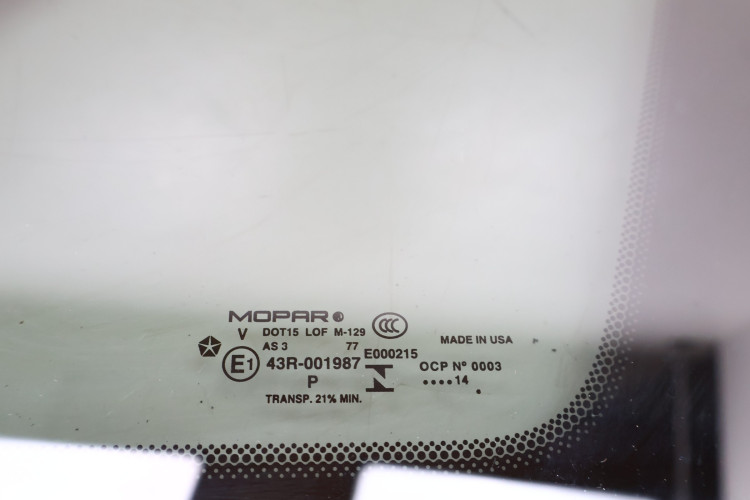 JEEP CHEROKEE KL SZYBA KAROSERYJNA PRAWA 68182214AC