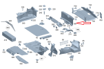 MERCEDES-BENZ CLE A236 OSŁONA PASA TYLNEGO A2366907100