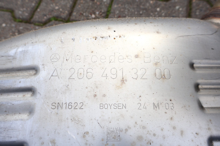 MERCEDES-BENZ CLE A236 RURA TŁUMIK WYDECH A2064913100, A2064913200, A2054911301, A2064912900