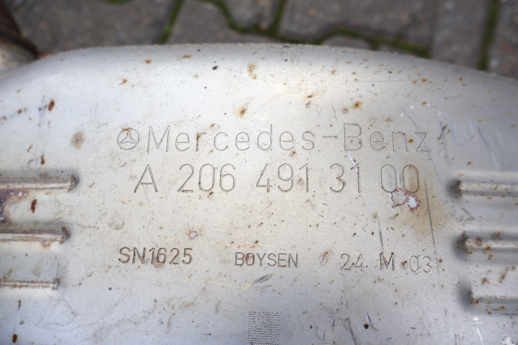 MERCEDES-BENZ CLE A236 RURA TŁUMIK WYDECH A2064913100, A2064913200, A2054911301, A2064912900
