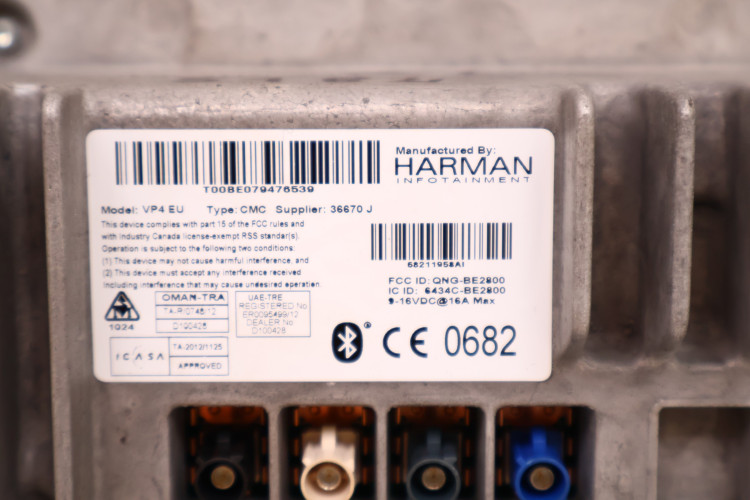 JEEP CHEROKEE KL RADIO EKRAN NAWIGACJA 68211958AI