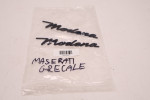 MASERATI GRECALE EMBLEMAT NAPIS MODENA
