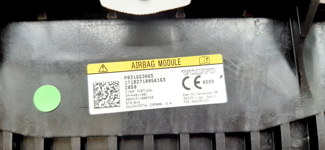 VOLVO V90 ZESTAW AIRBAG 39825814, 31663065, 31351335