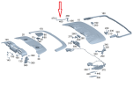 MERCEDES-BENZ CLE A236 SIŁOWNIK POKRYWY DACHU A2367507100